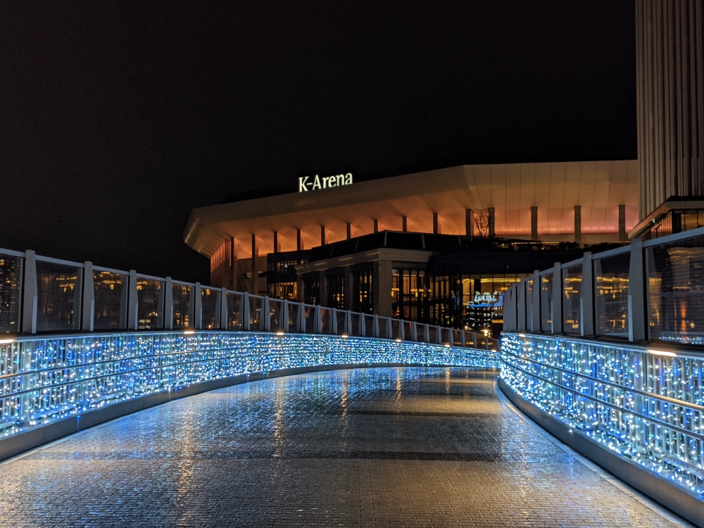 没有人的KA大桥,非常的漂亮